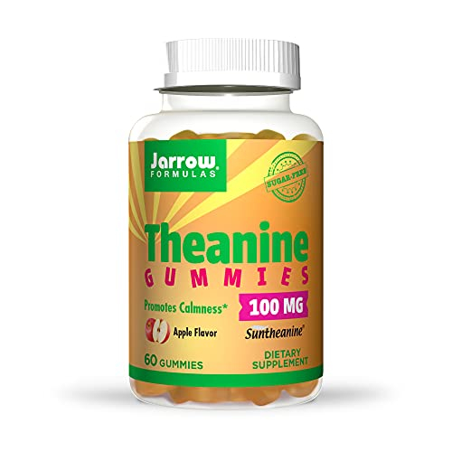 Suplemento De Gomitas De Teanina De Jarrow Formulas, 100 Mg, 60 Unidades - Venta Internacional.