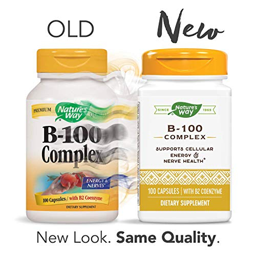 Foto 2 | Suplemento Del Complejo De Vitamina B-100 De Nature's Way, 100 Cápsulas - Venta Internacional.