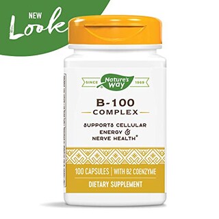 Foto 3 | Suplemento Del Complejo De Vitamina B-100 De Nature's Way, 100 Cápsulas - Venta Internacional.