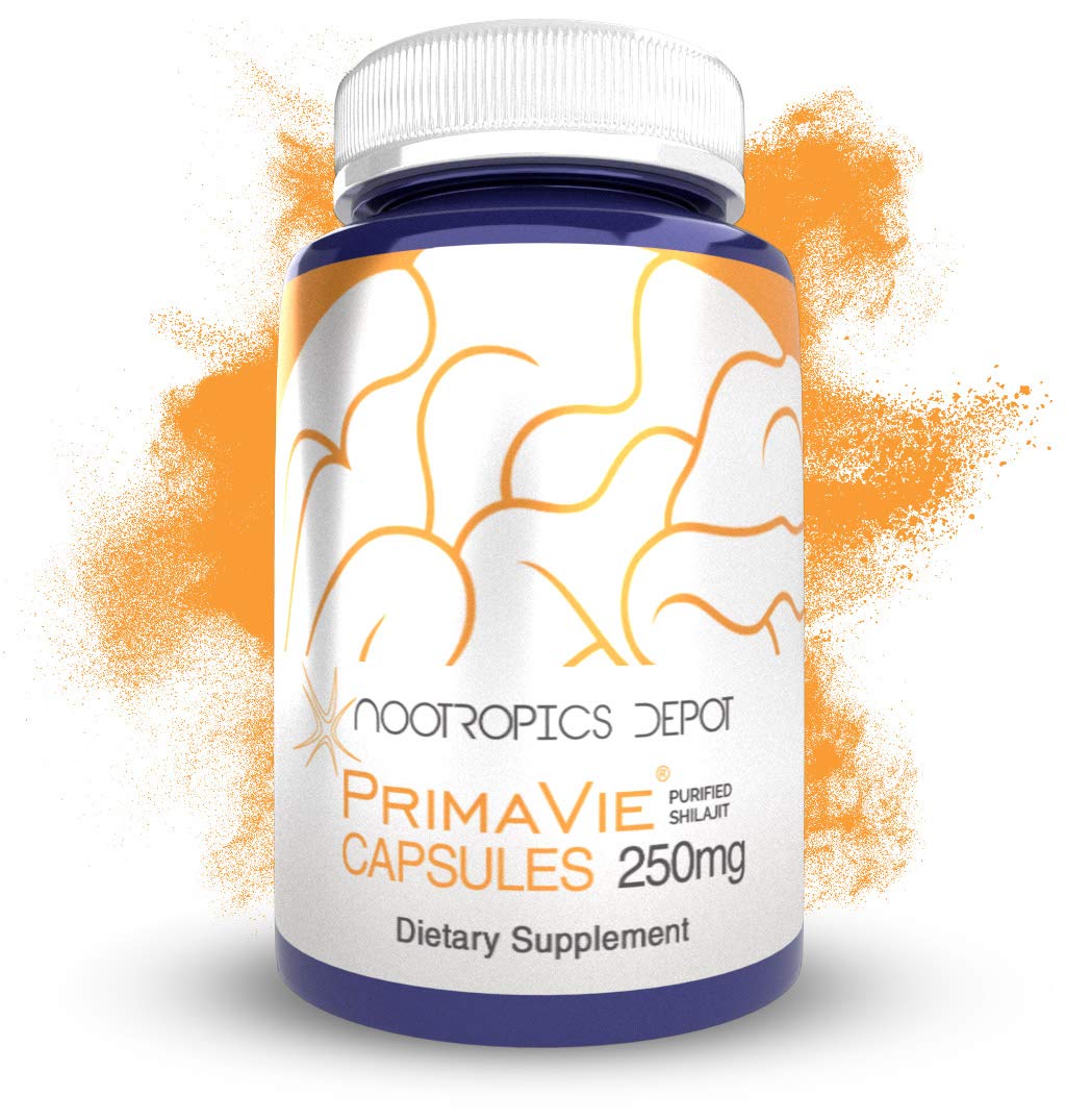 Foto 2 pulgar | Suplemento Nootropics Depot Primavie Shilajit En Cápsulas De 250 Mg - Venta Internacional.