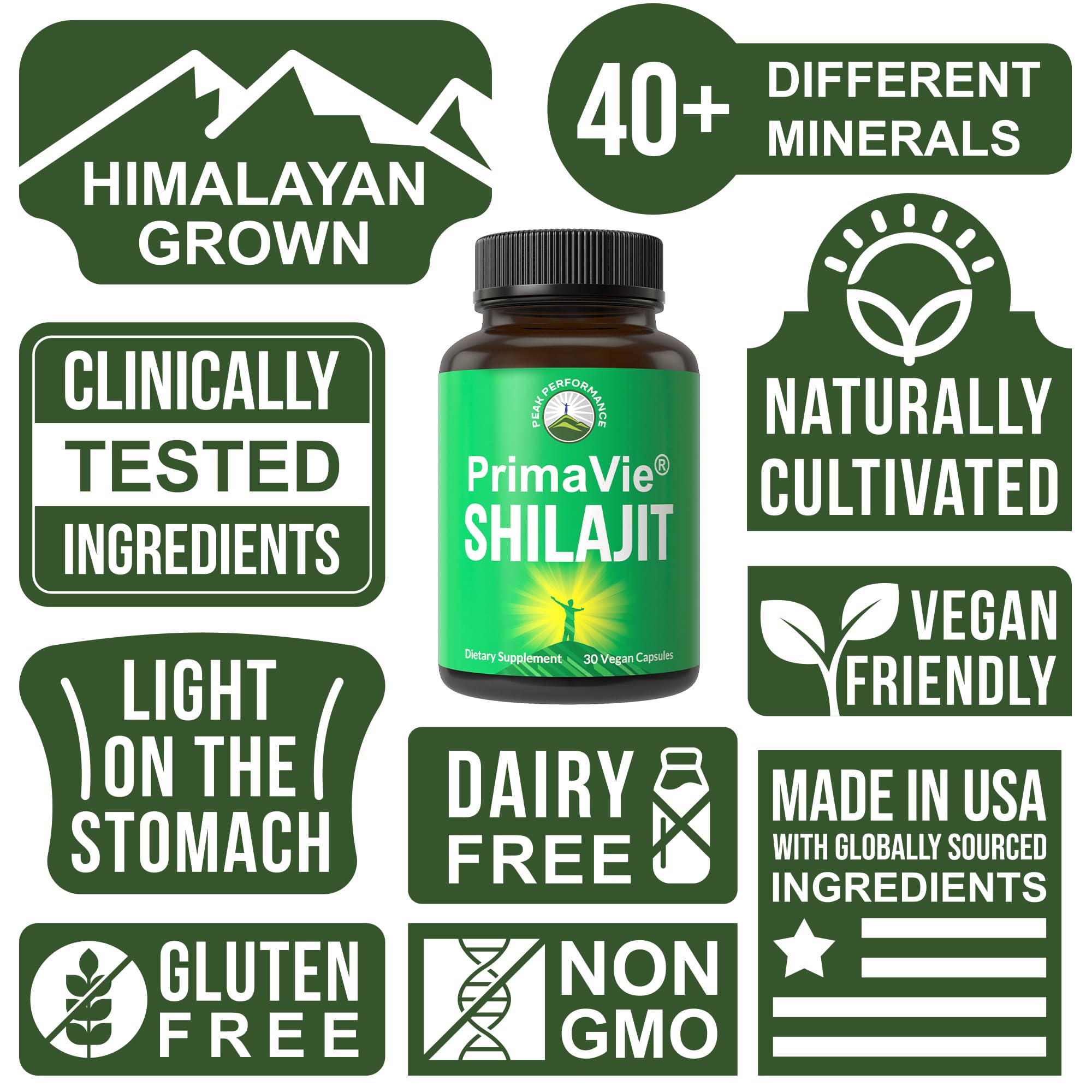 Foto 5 pulgar | Suplemento Primavie Purified Shilajit Capsu Primavie De Peak Performance - Venta Internacional.
