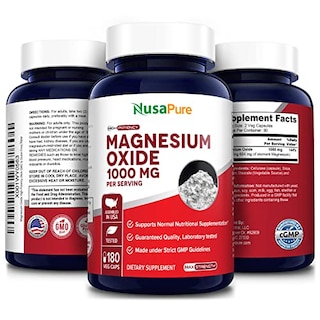 Foto 4 | Suplemento De Óxido De Magnesio Nusapure 1000 Mg 180 Cápsulas Vegetarianas - Venta Internacional.