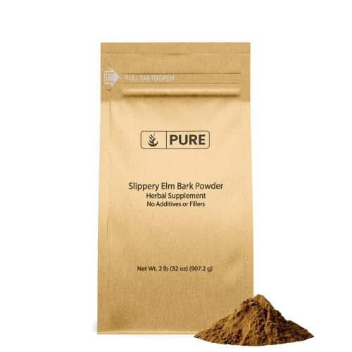 Suplemento Polvo de Corteza de Olmo Ingredientes Orgánicos Puros 907 g - Venta Internacional