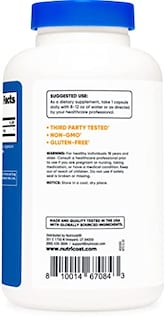 Foto 2 | Suplemento Nutricost Ox Bile Capsules 125 Mg 240 Cápsulas - Venta Internacional.