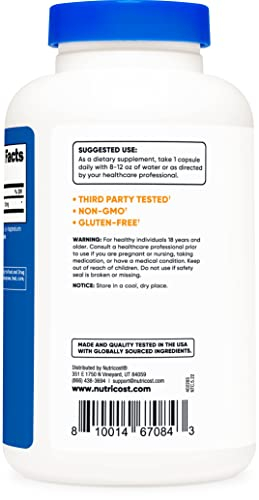 Foto 4 pulgar | Suplemento Nutricost Ox Bile Capsules 125 Mg 240 Cápsulas - Venta Internacional.