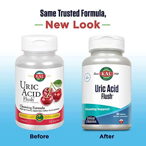 Foto 3 pulgar | Suplemento Kal Uric Acid Flush Tablets, 60 Unidades - Venta Internacional.