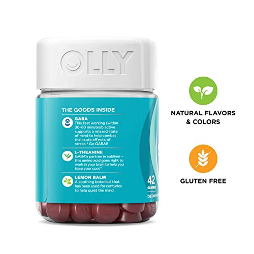 Foto 4 pulgar | Suplemento Olly Goodbye Stress Gummy Con Gaba, L-teanina 42c - Venta Internacional.
