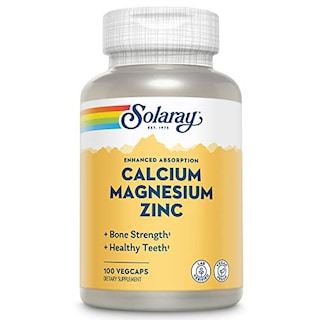 Foto 1 | Suplemento Solaray De Calcio, Magnesio Y Zinc De Alta Absorción De 100 Quilates - Venta Internacional.