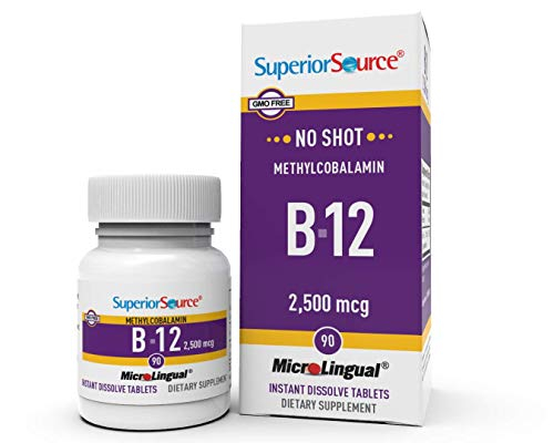 Foto 2 pulgar | Suplemento De Fuente Superior De Vitamina B12, Metilcobalamina, 2500 Mg - Venta Internacional.