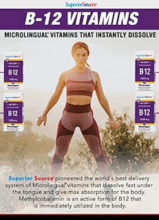 Foto 6 | Suplemento De Fuente Superior De Vitamina B12, Metilcobalamina, 2500 Mg - Venta Internacional.