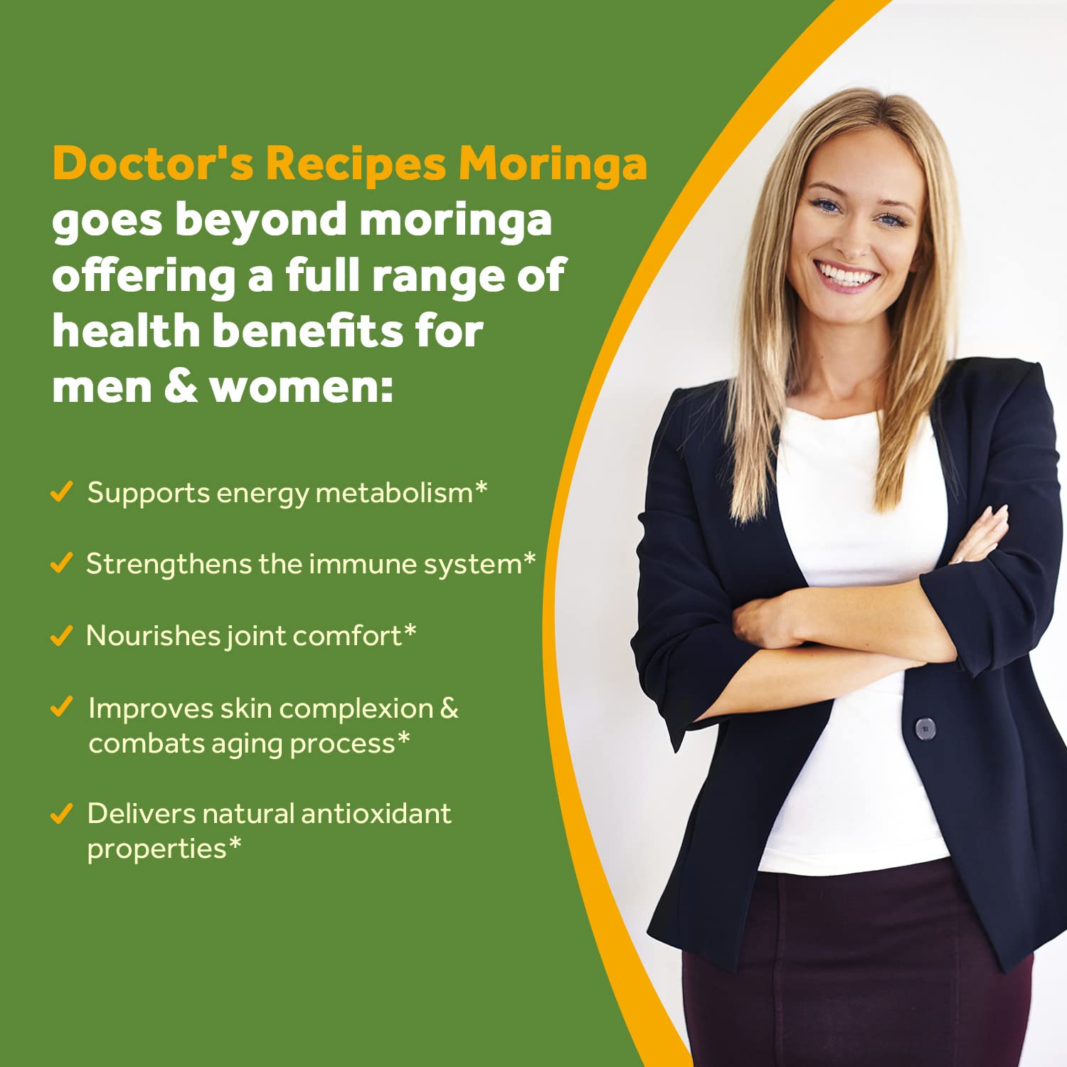 Foto 4 pulgar | Suplemento Doctor's Recipes De Moringa Orgánica, 10,800 Mg - Venta Internacional.