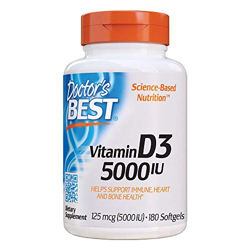 Foto 2 pulgar | Suplemento Doctor's Best de Vitamina D3 5000 UI 180 Comprimidos - Venta Internacional