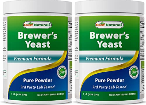 Levadura De Cerveza En Polvo Best Naturals 100% Pura, 480 Ml, Paquete De 2 - Venta Internacional.