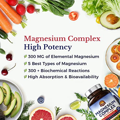 Foto 4 pulgar | Suplemento Vitalitown Magnesium Complex, 300 Mg, 90 Cápsulas Vegetarianas - Venta Internacional.