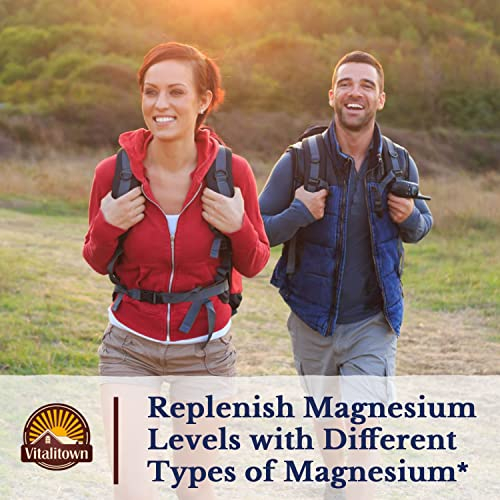 Foto 5 pulgar | Suplemento Vitalitown Magnesium Complex, 300 Mg, 90 Cápsulas Vegetarianas - Venta Internacional.