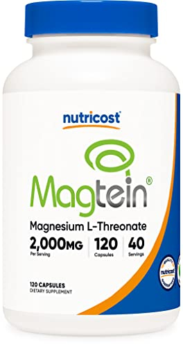 Foto 2 pulgar | Suplemento Nutricost L-treonato De Magnesio Magtein 2000 Mg - Venta Internacional.