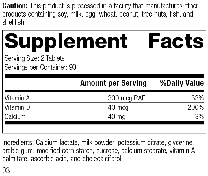 Foto 3 pulgar | Suplemento Standard Process Cataplex D 180 Comprimidos - Venta Internacional.