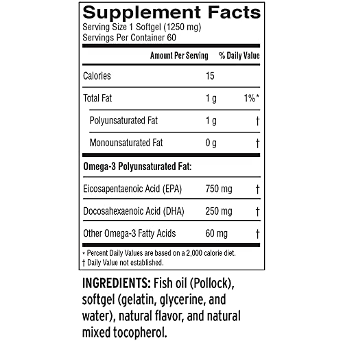 Foto 5 pulgar | Suplementos De Aceite De Pescado Omega-3 Ideal De Barlean, 60 Cápsulas Blandas - Venta Internacional.