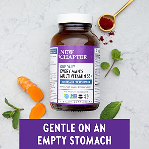 Foto 6 pulgar | Multivitamínico New Chapter Every Man's One Daily 55+ 72 Unidades - Venta Internacional.