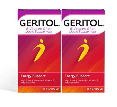 Foto 2 pulgar | Suplemento Geritol, Vitamina B Y Hierro Líquido, 360 Ml, Paquete De 2 - Venta Internacional.