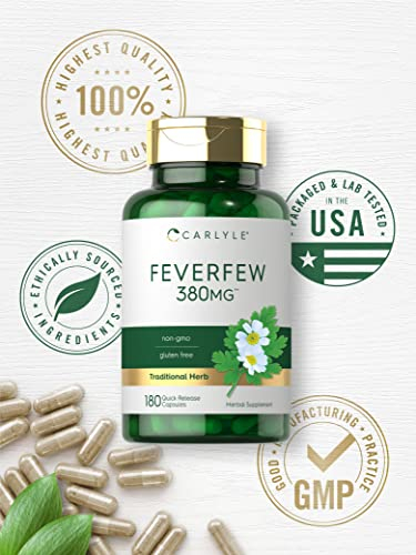 Foto 5 | Suplemento Carlyle, Cápsulas De Matricaria, 380 Mg, 180 Unidades - Venta Internacional.