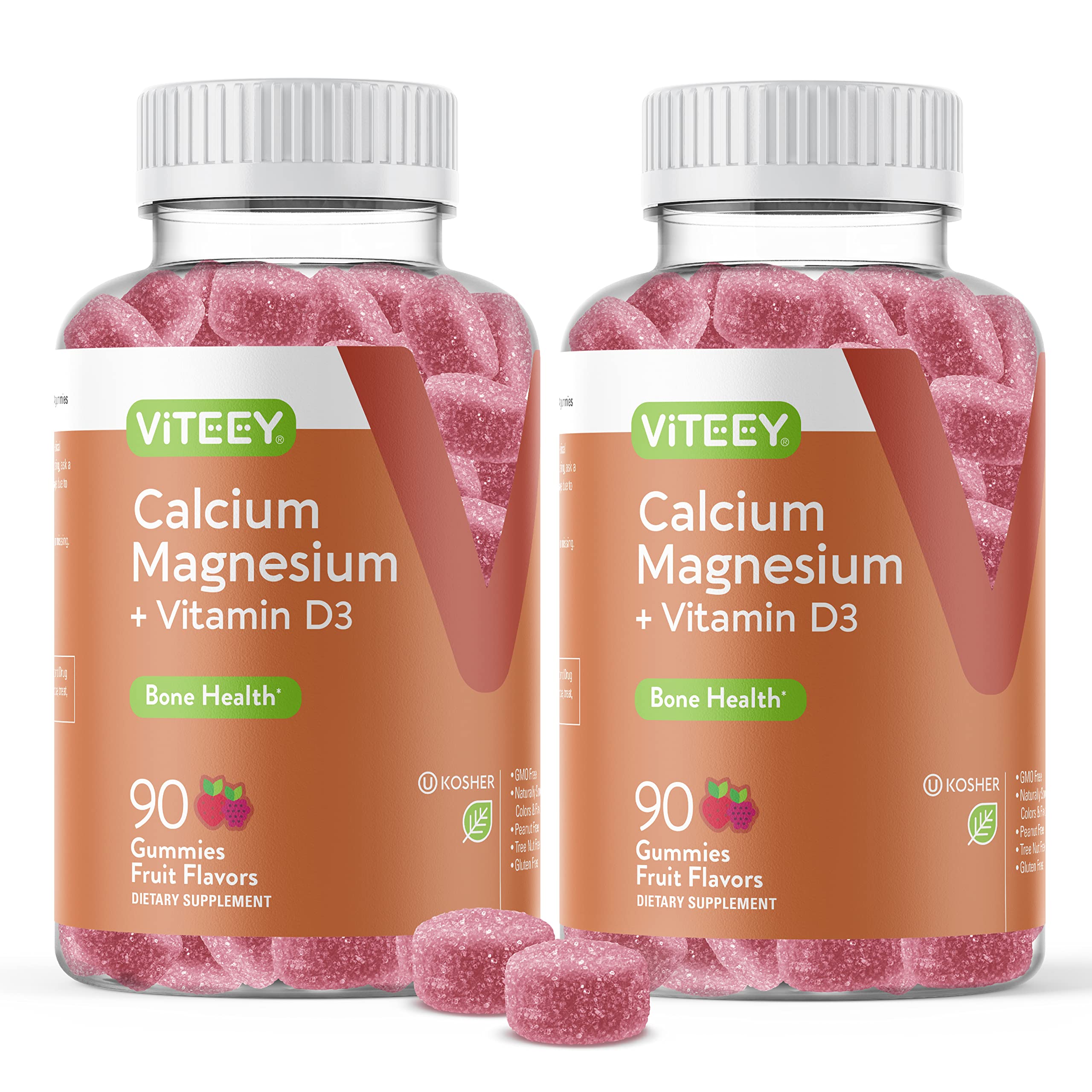 Foto 1 | Gomitas Viteey Calcio Magnesio Con Vitamina D3 180 Unidades - Venta Internacional.