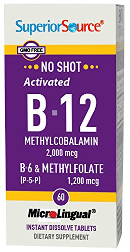 Foto 2 pulgar | Suplemento De Metilfolato B12, 2000 Mcg, No Inyectado, De Fuente Superior - Venta Internacional.