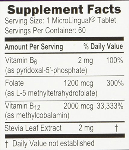 Foto 4 pulgar | Suplemento De Metilfolato B12, 2000 Mcg, No Inyectado, De Fuente Superior - Venta Internacional.