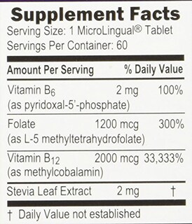 Foto 3 | Suplemento De Metilfolato B12, 2000 Mcg, No Inyectado, De Fuente Superior - Venta Internacional.