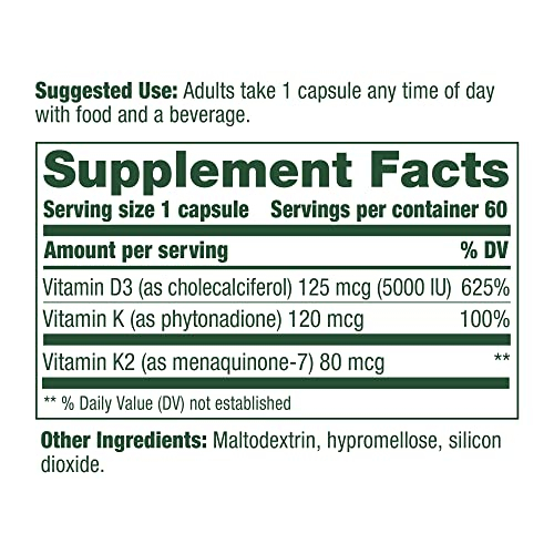 Foto 7 | Suplemento Megafood De Vitamina D3 5000 Ui (125 Mcg) 60 Cápsulas - Venta Internacional.