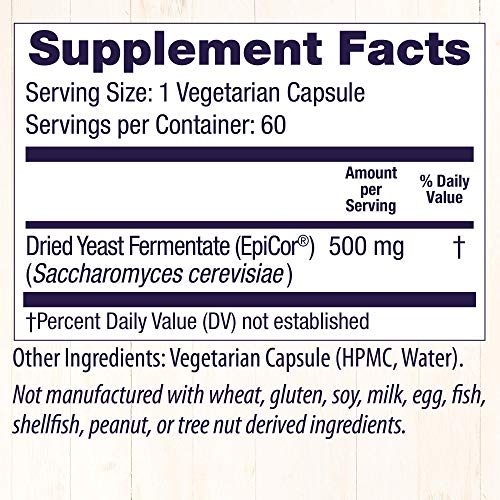 Foto 5 | Suplemento Healthy Origins Epicor Immune Balancer, 500 Mg, 60 Unidades - Venta Internacional.