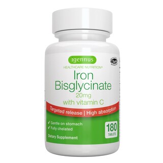 Foto 1 | Suplemento De Bisglicinato De Hierro 20% De Igennus Healthcare Nutrition - Venta Internacional.
