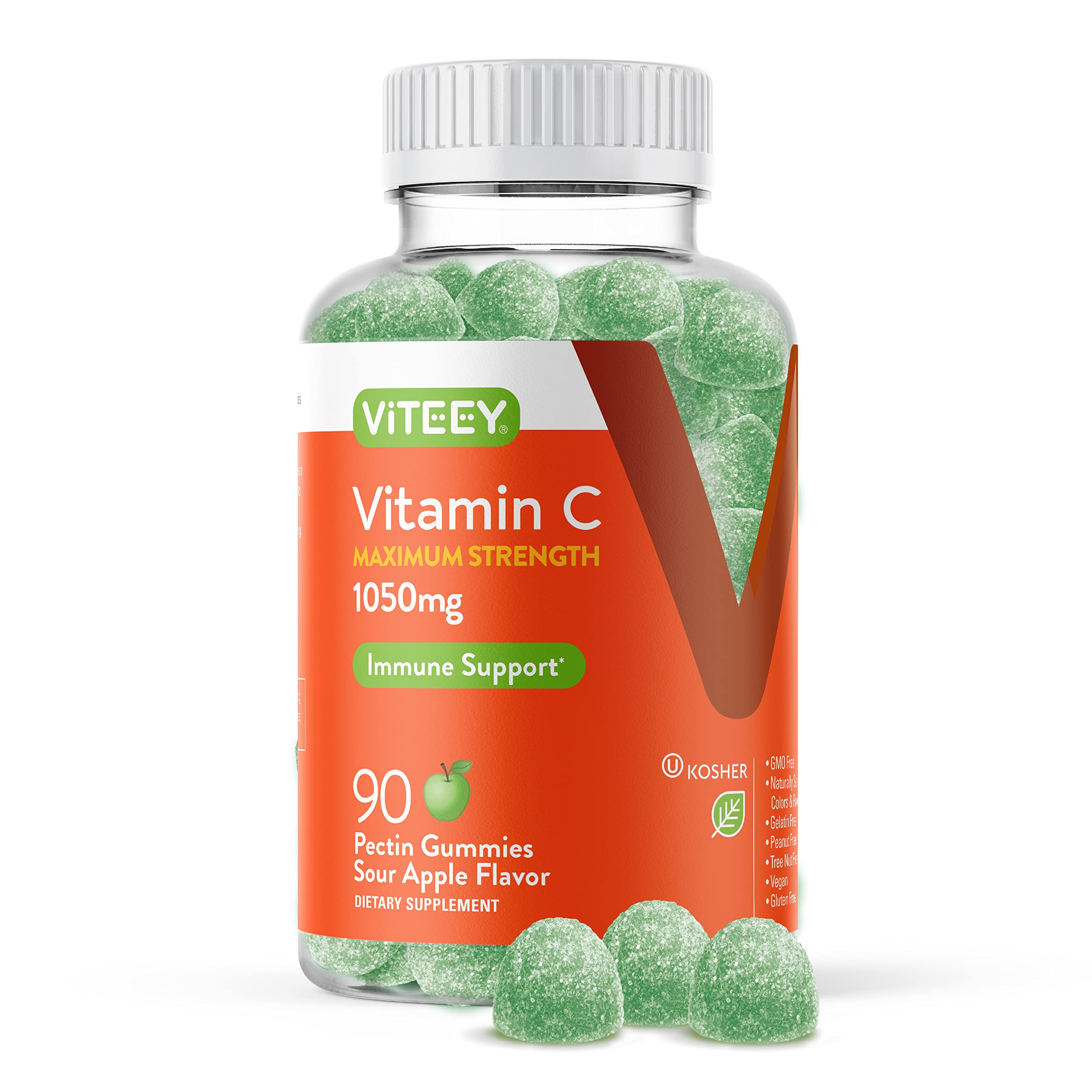 Gomitas De Vitamina C Viteey 1050 Mg De Máxima Potencia 90 Gomitas - Venta Internacional.