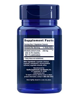 Foto 2 | Suplemento Life Extension De Extracto De Rodiola 250 Mg 60 Cápsulas - Venta Internacional.