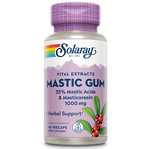 Foto 2 pulgar | Suplemento: Extracto De Goma De Mastica Solaray, 500 Mg, 45 Cápsulas Vegetales - Venta Internacional.