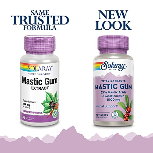 Foto 4 pulgar | Suplemento: Extracto De Goma De Mastica Solaray, 500 Mg, 45 Cápsulas Vegetales - Venta Internacional.