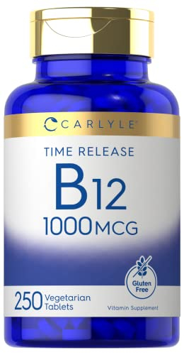 Foto 2 pulgar | Suplemento Carlyle De Vitamina B12, 1000 Mcg, Liberación Prolongada, 250 Tabletas - Venta Internacional.