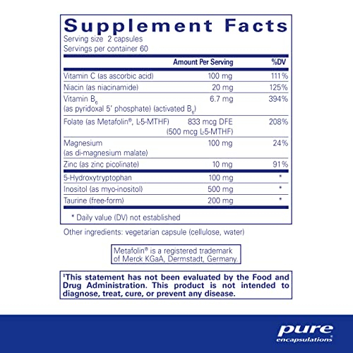 Foto 3 pulgar | Suplemento Pure Encapsulations Seroplus 120 Cápsulas - Venta Internacional.