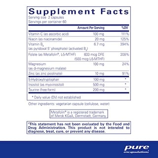 Foto 2 | Suplemento Pure Encapsulations Seroplus 120 Cápsulas - Venta Internacional.