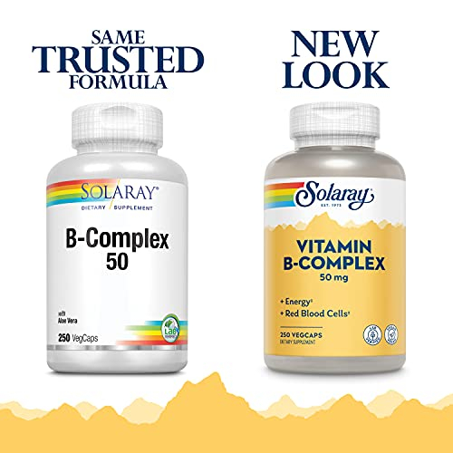 Foto 2 | Suplemento Solaray Vitamina B Complex 50 250 Cápsulas Vegetales - Venta Internacional.