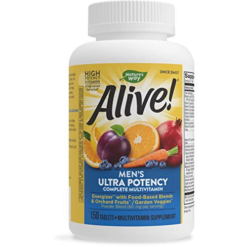 ¡multivitamínico Nature's Way Alive! Ultra Potency Para Hombre, 150 Comprimidos - Venta Internacional.
