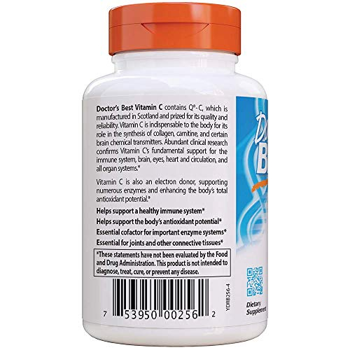 Foto 4 pulgar | Suplemento Doctor's Best Vitamina C 500 Mg 120 Comprimidos - Venta Internacional.