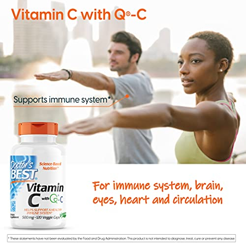 Foto 6 pulgar | Suplemento Doctor's Best Vitamina C 500 Mg 120 Comprimidos - Venta Internacional.
