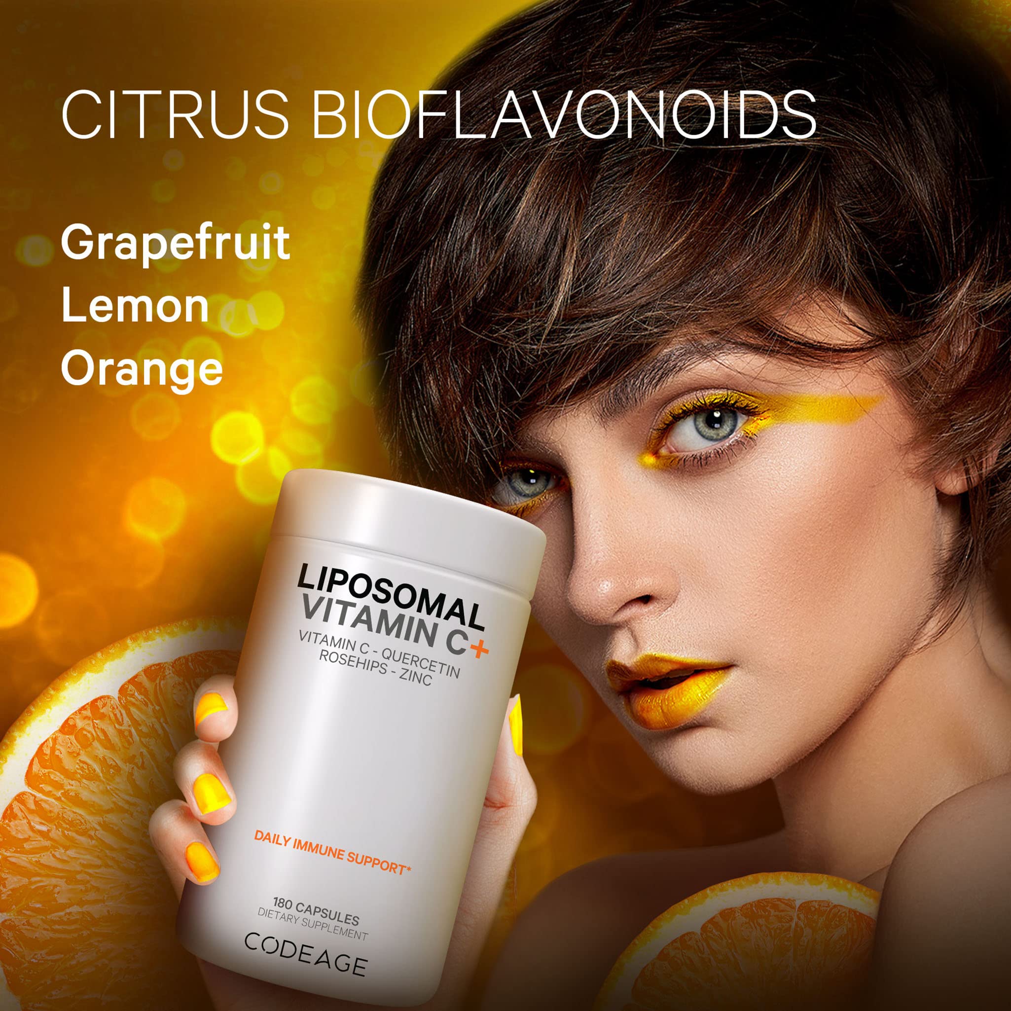 Foto 6 pulgar | Suplemento De Vitamina C Liposomal Codeage De 1500 Mg Con Zinc Durante 2 Meses - Venta Internacional.