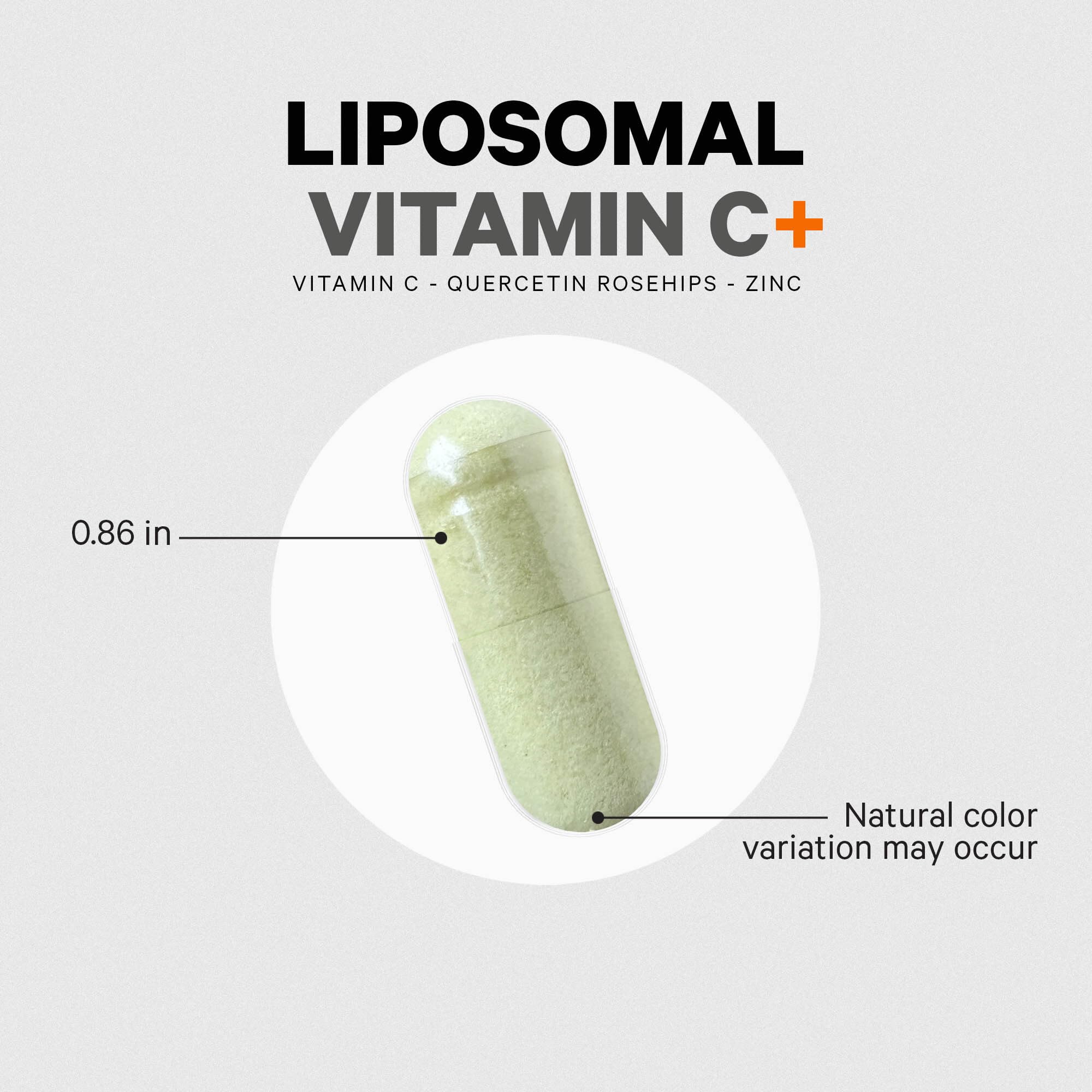 Foto 7 pulgar | Suplemento De Vitamina C Liposomal Codeage De 1500 Mg Con Zinc Durante 2 Meses - Venta Internacional.