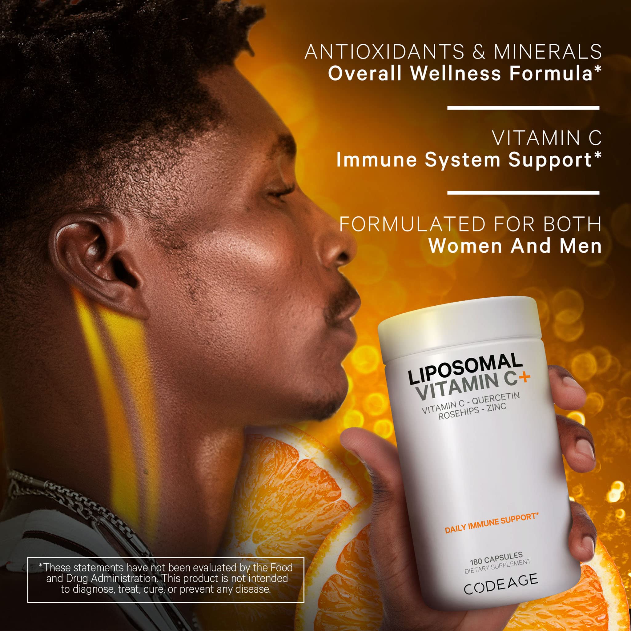 Foto 8 pulgar | Suplemento De Vitamina C Liposomal Codeage De 1500 Mg Con Zinc Durante 2 Meses - Venta Internacional.