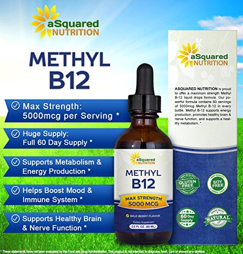 Foto 2 | Suplemento De Vitamina B12 De Squared Nutrition, 5000 Mcg - Venta Internacional.