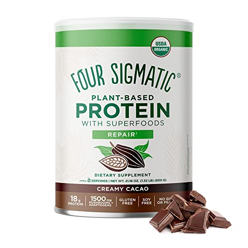 Foto 2 pulgar | Proteína Vegetal En Polvo Four Sigmatic Creamy Cacao 590ml - Venta Internacional.