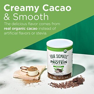 Foto 3 | Proteína Vegetal En Polvo Four Sigmatic Creamy Cacao 590ml - Venta Internacional.
