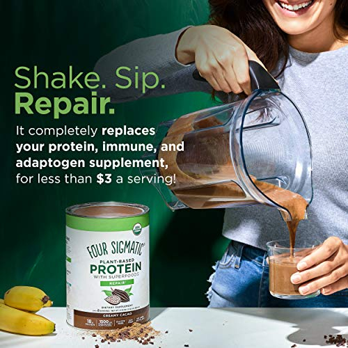 Foto 5 pulgar | Proteína Vegetal En Polvo Four Sigmatic Creamy Cacao 590ml - Venta Internacional.